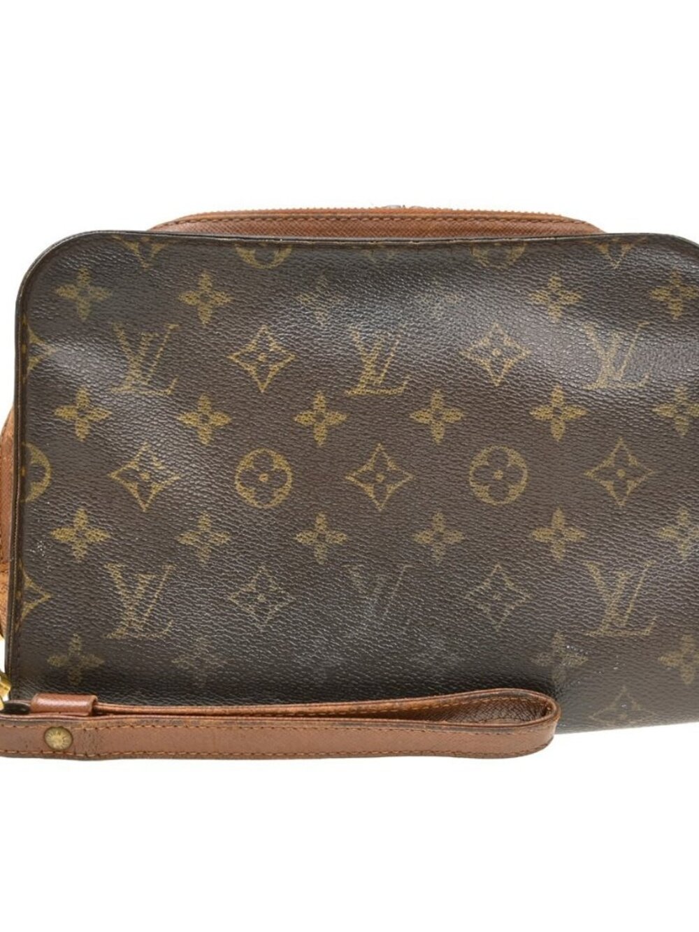 LOUIS VUITTON ORSAY CLUTCH HANDBAG MONOGRAM CANVAS